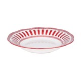thumbnail of Assiette creuse Napoli rouge 22 cm x6 -  Rond Porcelaine Table Passion 23.00x23.00 cm