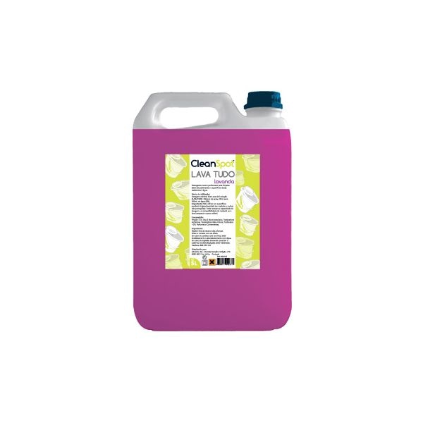 Detergente Lava Tudo Lavanda Cleanspot 5L