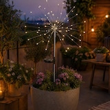 thumbnail of LED Solarstab FEUERWERK Gartendeko Gartenstecker H: 100cm Dämmerungssensor
