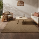 thumbnail of Balkonteppich Einfarbig Wetterfest Waschbar Strapazierfähig Terrasse Garten Schadstoffgeprüft Braun 200x290 cm – ORIANA von Kadima Design