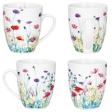 thumbnail of 6er Set Marie Kaffeebecher 320ml Porzellan-Tassen 6 Personen Blumen Tee Kakao