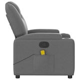 thumbnail of vidaXL Massagesessel Dunkelgrau Stoff