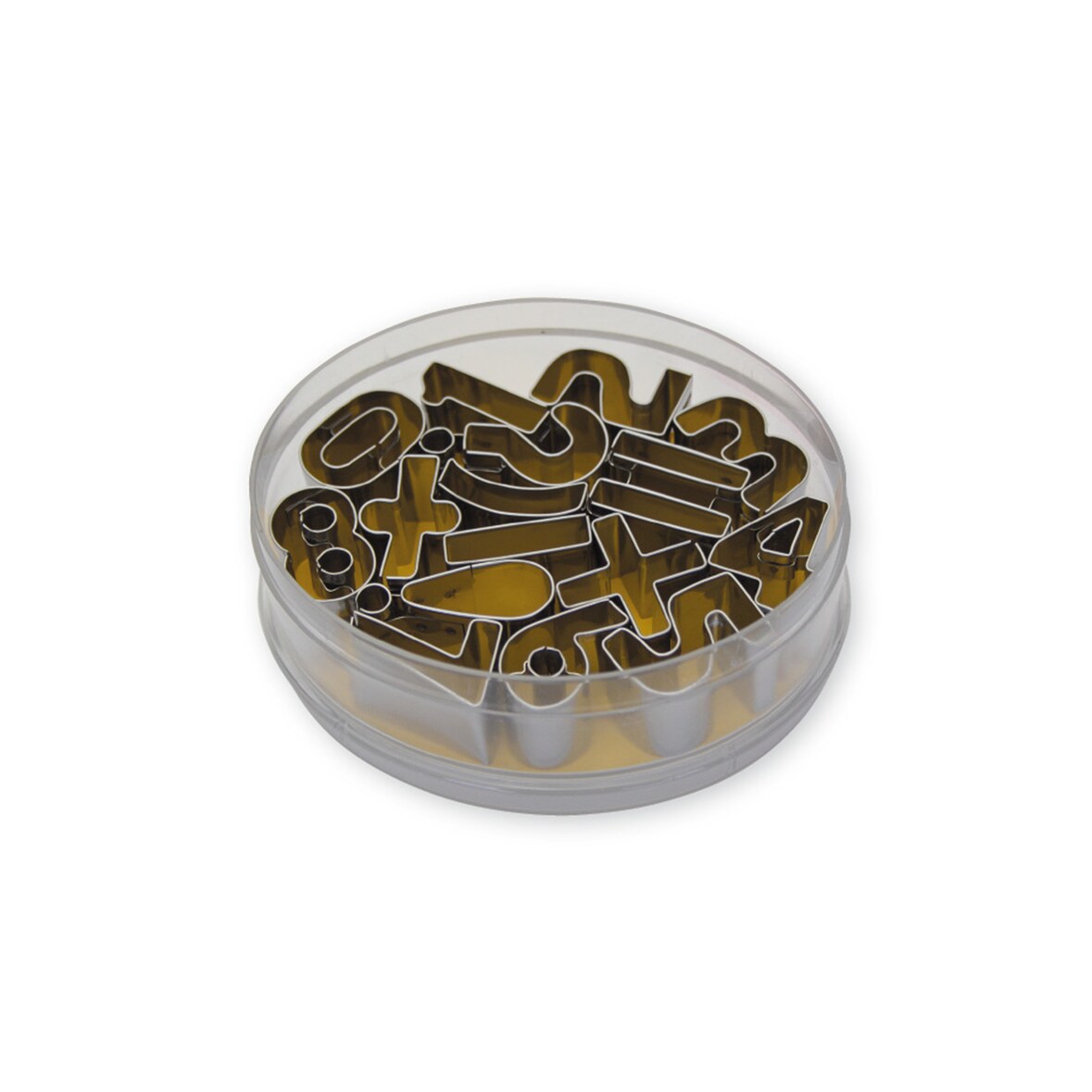 Schneider - Dekor Ausstecher im Satz "Zahlen", 16-tlg., Höhe: 20 mm, Edelstahl