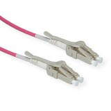 thumbnail of ROLINE LWL-Kabel 50/125µm OM4, LC/LC, Low-Loss-Stecker, violett, 1 m