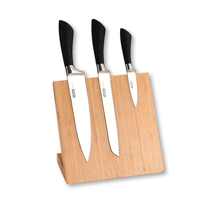 Magnetischer Messerblock, Bambus, FSC 20x23x13cm