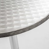 thumbnail of Table de jardin haute en aluminium et 4 chaises hautes