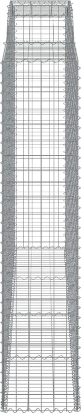 thumbnail of vidaXL Gabionen mit Hochbogen 15 Stk 300x50x220/240cm Verzinktes Eisen