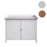 thumbnail of PROREGAL Gartenschrank mit Arbeitsplatte HxBxT 86x104x52cm Outdoor Tanne Holz Weiß Pflanztisch