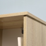 thumbnail of kleankin Armario Alto de Baño Mueble Columna de Baño con 1 Puerta Cajón y 3 Estantes Balda Ajustable para Cocina Salón 32,6x30x171,2 cm