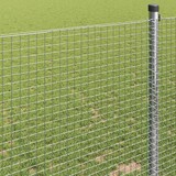 thumbnail of vidaXL Gelaste draadhek Zilver 0.8 x 50 m Staal