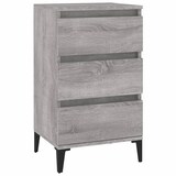 thumbnail of Table de chevet sonoma gris 40x35x70 cm bois d'ingénierie – Modèle Vision Nuit