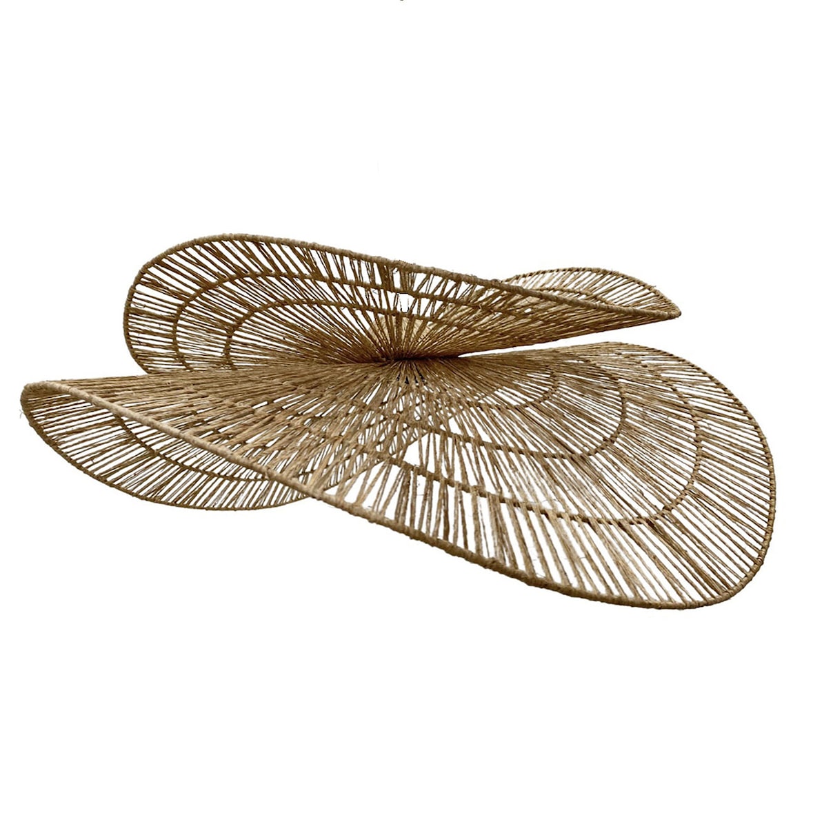 Lumisky Abat jour naturel seul SOLARA H32cm Jute Beige