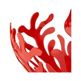 thumbnail of alessi mediterraneo obstschale aus rotem Stahl, H 11 cm, D 29 cm