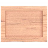 thumbnail of vidaXL Wastafelblad 40x30x(2-4) cm behandeld massief hout lichtbruin
