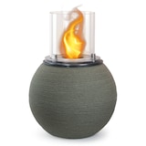 thumbnail of Camino a bioetanolo braciere da giardino da terra per interno esterno BOTTICELLI Verde Salvia d.40 x h54