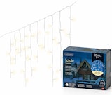 thumbnail of LED Eiszapfen Lichterkette 5m Twinkle Effekt 119 LEDs 34 Stränge Lichtvorhang Outdoor 8 Funktionen Weihnachtsbeleuchtung Warmweiß Weiß