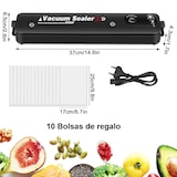 thumbnail of Seladora a vácuo, máquina universal de embalagem de alimentos com 10 sacos seladores de alimentos