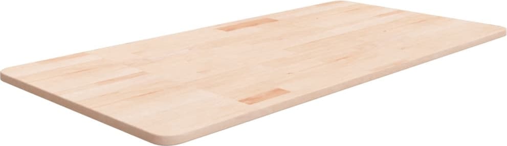 vidaXL Waschtischplatte 100x50x1,5 cm Massivholz Unbehandelt
