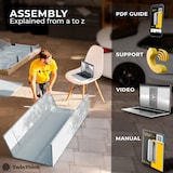 thumbnail of Cacifo metálico de 2 portas 180x65x40 cm para a sua oficina ou escritório cacifo metálico com fechadura (Cinzento)