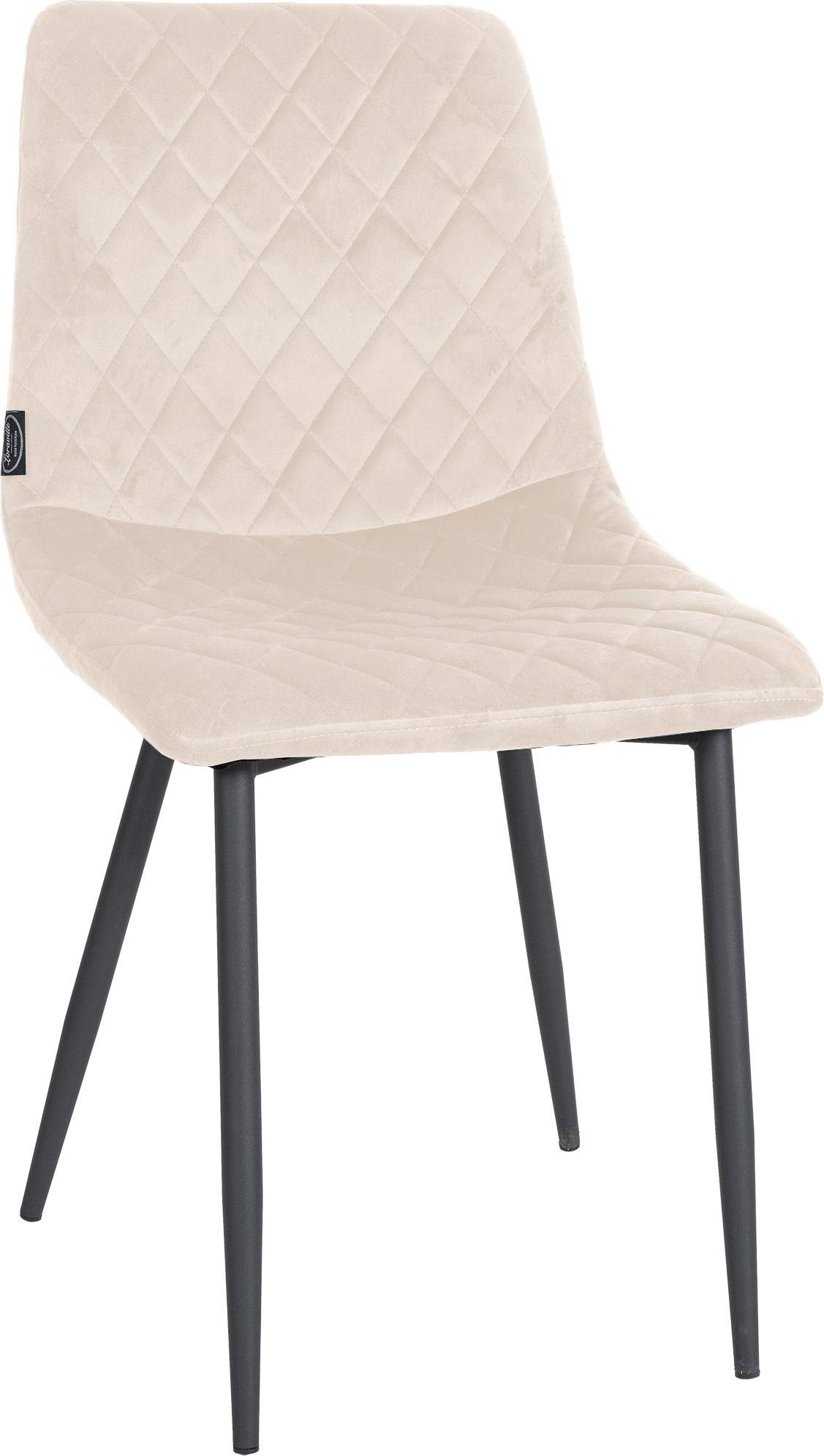 Esszimmerstuhl Telde Samt creme
