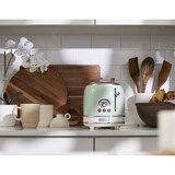 thumbnail of Grille-pain 2 Fentes 810w Acier Vert Vintage Retro Thermostat 6 Positions Usage Non Intensif Ariete