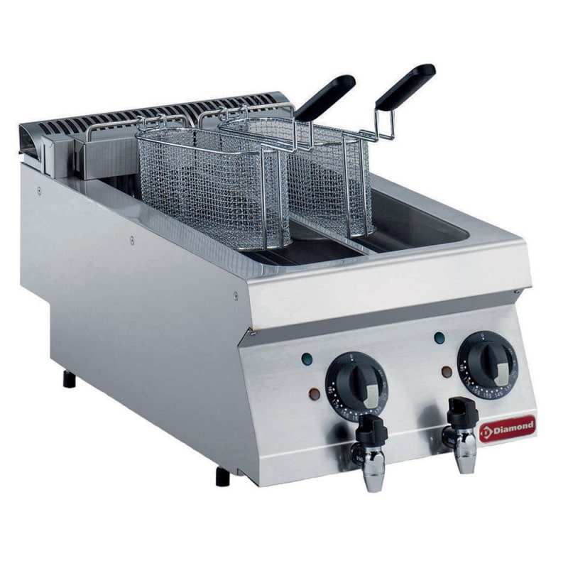 Friteuse électrique - 2 x 5 litres - Diamond