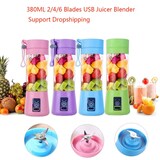 thumbnail of Petit Mixeur Jus de fruit Blender Smoothie Milkshake Portable 380ml USB Vert YONIS