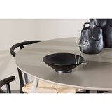 thumbnail of Plaza Essgruppe Tisch Ø120cm und 4 Stühle mit Armlehnen stapelbar beige.