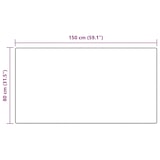 thumbnail of vidaXL Nep Konijnenbont Tapijt Olite Beige 80 x 150 cm Polyester