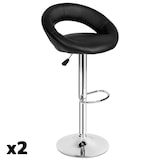 thumbnail of tectake Lot de 2 tabourets de bar CHRISTIAN - noir - 401560