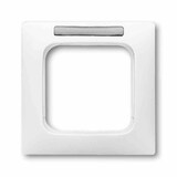 thumbnail of REFLEX SI Rahmen, 1f, alpinweiß, glänzend, Textfeld/Beschriftungsfläche, Kunststoff, geeignet für Geräteeinbaukanal