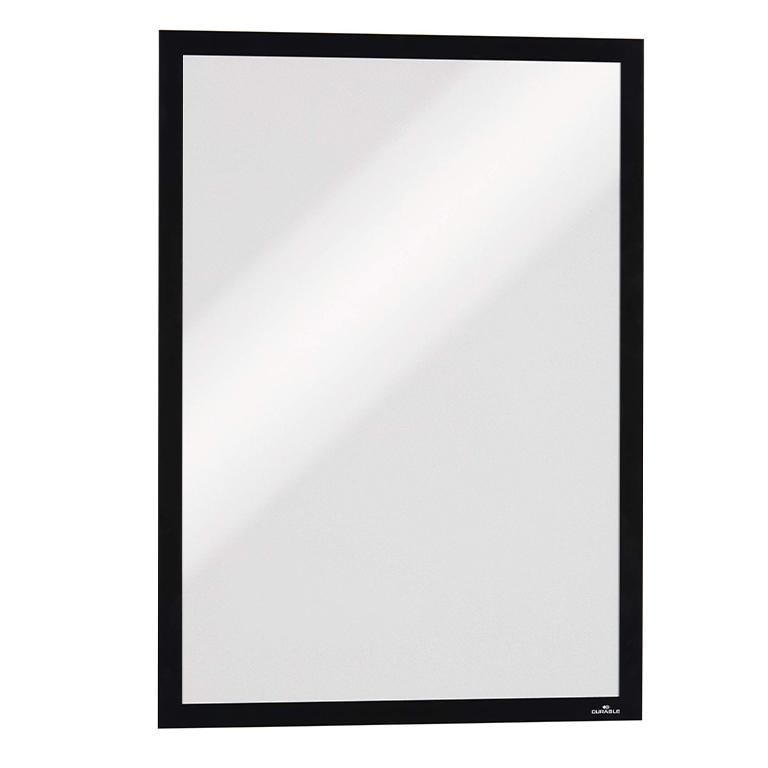 Moldura para Anúncios Durable com Bandas Magnéticas A3 Preto 5 unid
