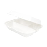 thumbnail of BIOZOYG 50 Stück Menüboxen 25 x 20 x 7,5 cm 3-geteilte Menüschalen aus Zuckerrohr Bagasse, Speisebehälter, Lebensmittelboxen, Verpflegungsboxen