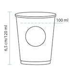 thumbnail of MONOUSO - Bio Kaffeebecher to go "BioWare" und PLA 4 Oz/126ml Ø6,25cm (80 Stück)