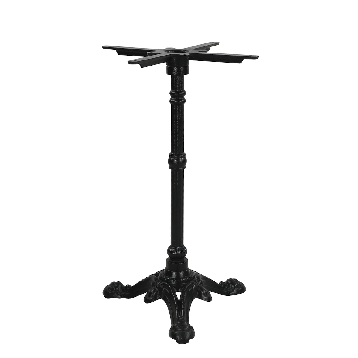Proloisirs Pied Trady 3 Fixe Fonte Acier Ø48 cm X 73 cm - Noir