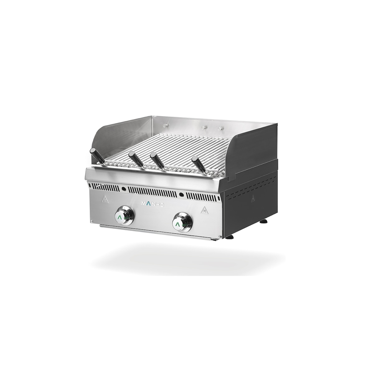 Barbacoa Industrial a Gas Piedra Volcánica Acero Inoxidable ELBI-31GNGAV