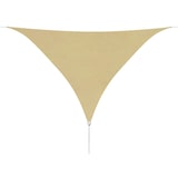 thumbnail of Helloshop26 - Dreieckiges Sonnensegel/Sonnenschirm aus Oxford-Gewebe 3,6 x 3,6 x 3,6 m beige 02_0008671