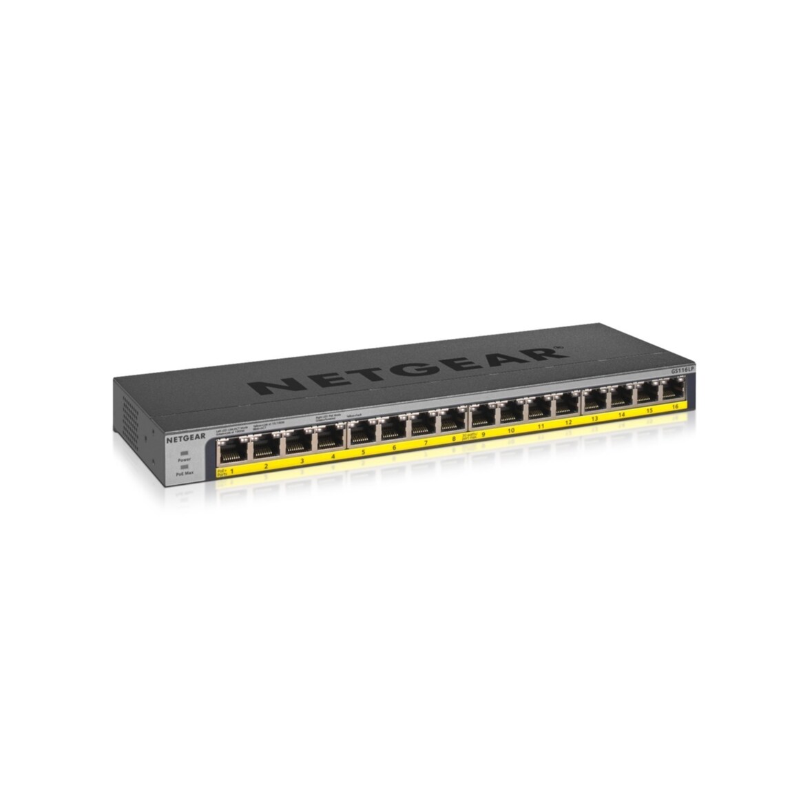 NETGEAR Switch Desktop Gigabit 16-port 10/100/1000 GS116LP-100EUS
