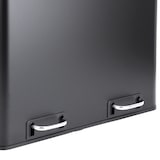 thumbnail of TM2X30 Pedaalemmer 60 liter Afvalbak Afvalbak Design Afvalscheiding Afvalbak Keuken Organisatie Scheidingssysteem Zwart