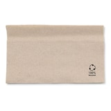 thumbnail of BIOZOYG 4800 Stück Servietten 1-lagig 1/8 Pfalz ungebleicht 33 x 33 cm Einwegservietten, Papierservietten, Recyclingservietten, Umweltfreundlich