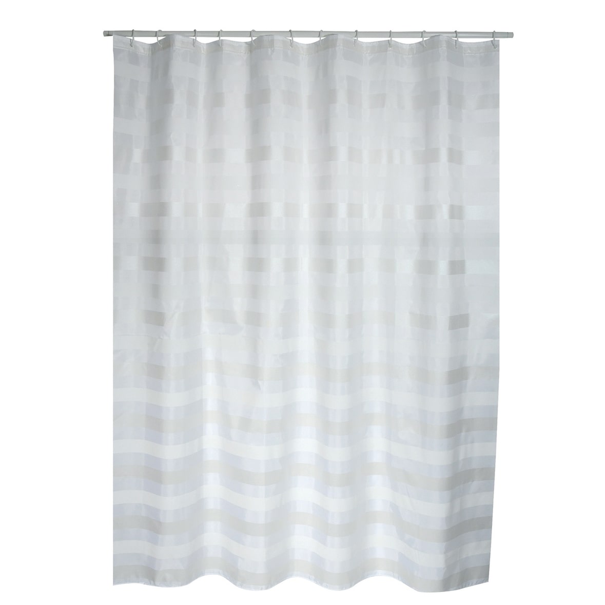 Cortina de Ducha MSV Amalfi 180x200cm em cor Branco