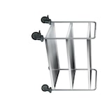 thumbnail of B.PRO Serveerwagen SW 10x6-3 BASIC met wielen vergelijkbaar met luchtbanden.