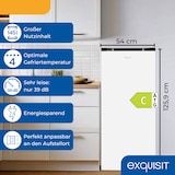 thumbnail of Exquisit Gefrierschrank, 145 Liter, Standgerät, 4-Sterne-Gefrieren, -18 °C, Gefrierschubladen, leise, GS5145-050C weiss