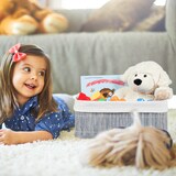 thumbnail of Relaxdays Aufbewahrungskorb 3er Set, Stoffbezug, Bambus, rechteckig, Bad, Accessoires, Spielzeug, Allzweckkorb, grau