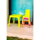 thumbnail of garbar JULIETA Cadeira-Mesa Crianças Interior, Exterior Set 4+1 Azul Celeste/Rosa/Vermelho/Laranja/Verde Limão