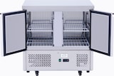 thumbnail of ICE-A-COOL 2 türiger Kühltisch mit Arbeitsplatte, Kapazität 169 L, automatische Abtaufunktion