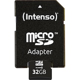 thumbnail of Intenso 32GB microSDHC Class 4 + SD-Adapter