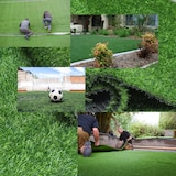 thumbnail of Prato Sintetico Tappeto Erba Artificiale 50 MM 2x25 MT Manto Erboso 50 m2 Finto per Giardino, Sfumature Verde