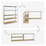 thumbnail of PROREGAL Schwerlastregal Giant Elephant | HxBxT 180x150x45 cm | Fachlast 200kg | Verzinkt | Stecksystem Lagerregal Regalsystem