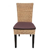 thumbnail of Esszimmer Stühle Rattanstühle Esstisch Stühle Wintergarten Cardine 4 Stück cabana Korbstühle : mit Sitzkissen